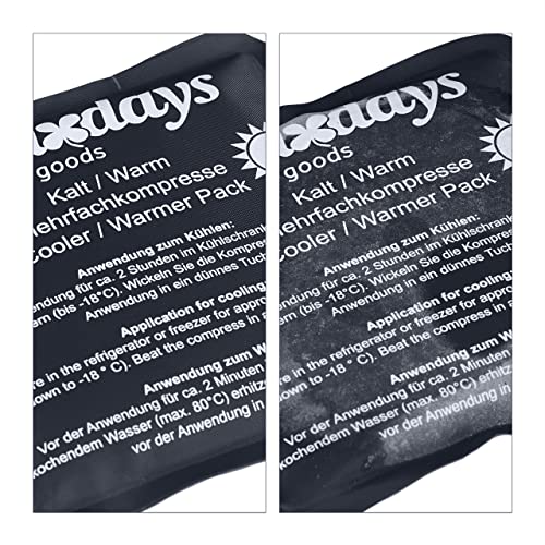 Relaxdays Ghiaccio Gel Termico, Set 8 Sacchetti