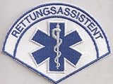 Patch Rettungsassistent Rescue Medical RTH Emergency Rotes Kreutz Aufnäher