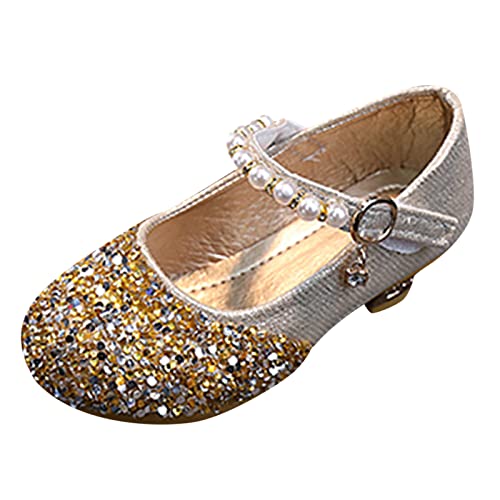 Jelly Shoes Fashion Summer Children Sandals Girls Casual Shoes Low Heel Buckle Shiny Pearl Sequins Slides