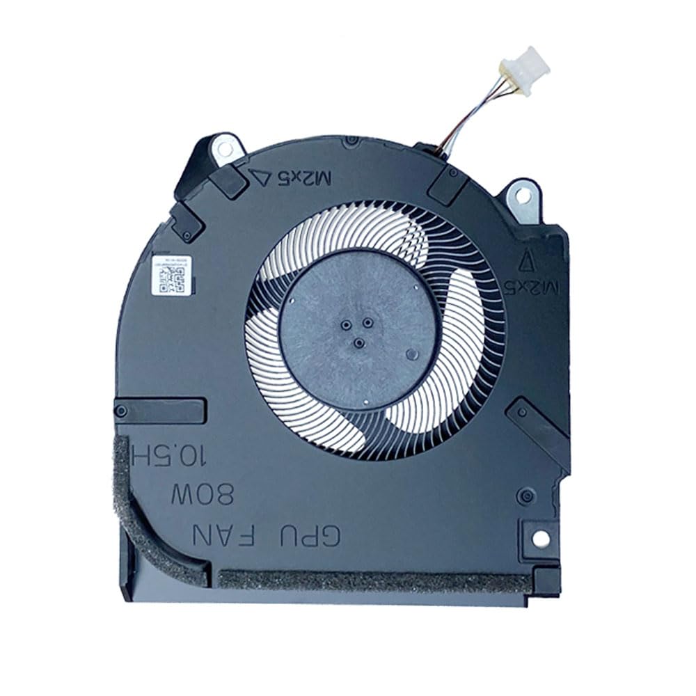 Ventola di raffreddamento CPU per Laptop, compatibile con HP Victus 16-D 16-E RTX3060, Ventola silenziosa, 80 W (Ventola GPU)