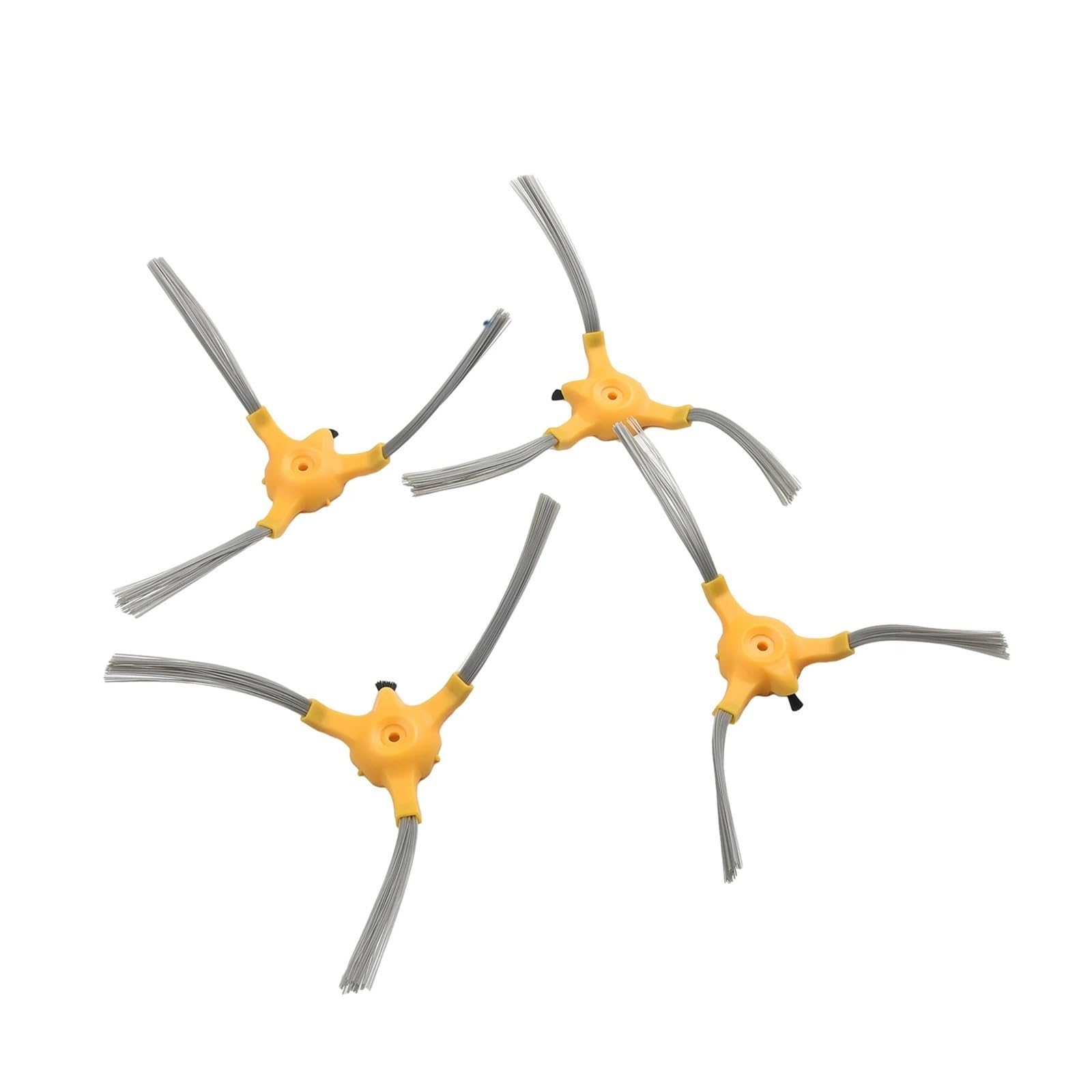 GENTERUN 4 Pcs Robotic Vacuum Cleaner Side Brush Replacement,Compatible For MEDION,S12SW MD20041 MD19601 Sweeping Robot Side Brush Accessories