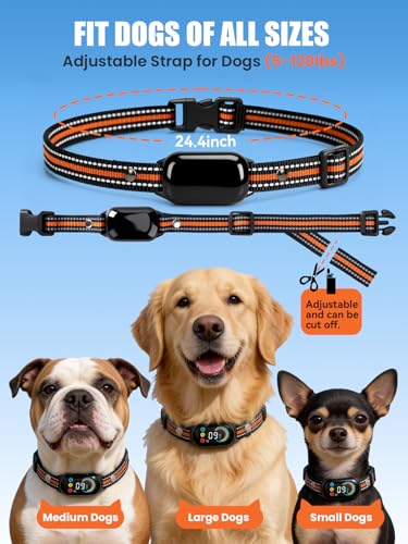 2-in-1 Dog Bark & Shock Collar, Dog Training Collar with 4 Training Modes Beep/Vibration/Shock/no Shock, 3300FT Remote, IPX7 Waterproof E Collars with AI Anti-Barking for Small Medium Large Dog - Image 7
