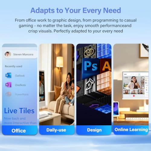 Image of suevery 27 inch All-in-One Desktop Computer,27 inch Core i5 AIO Gaming PC