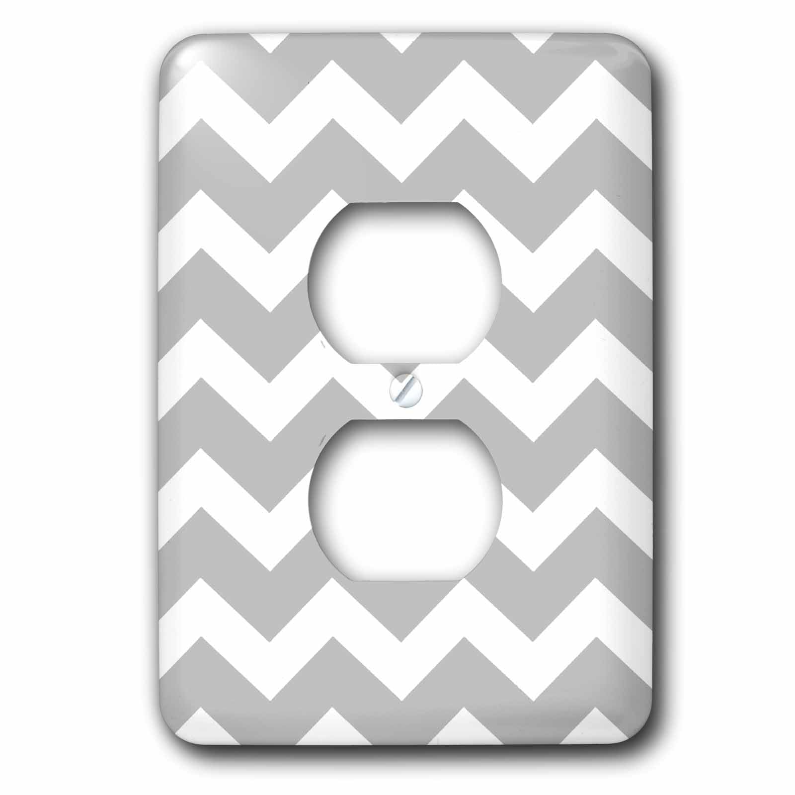 Déco salon : interrupteur 3dRose lsp_179675_6 Motif chevrons moderne