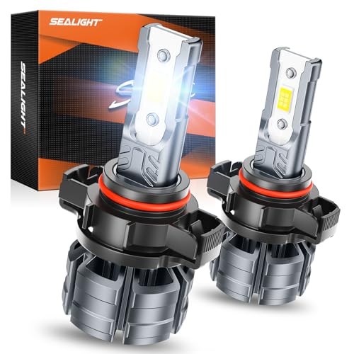 Image of SEALIGHT 5202 /5201 Fog Light Bulbs, 12000LM 6500K Cool White Light Bulb, 5201 5202 Replacement Fog Lamps for Car, Plug-N-Play