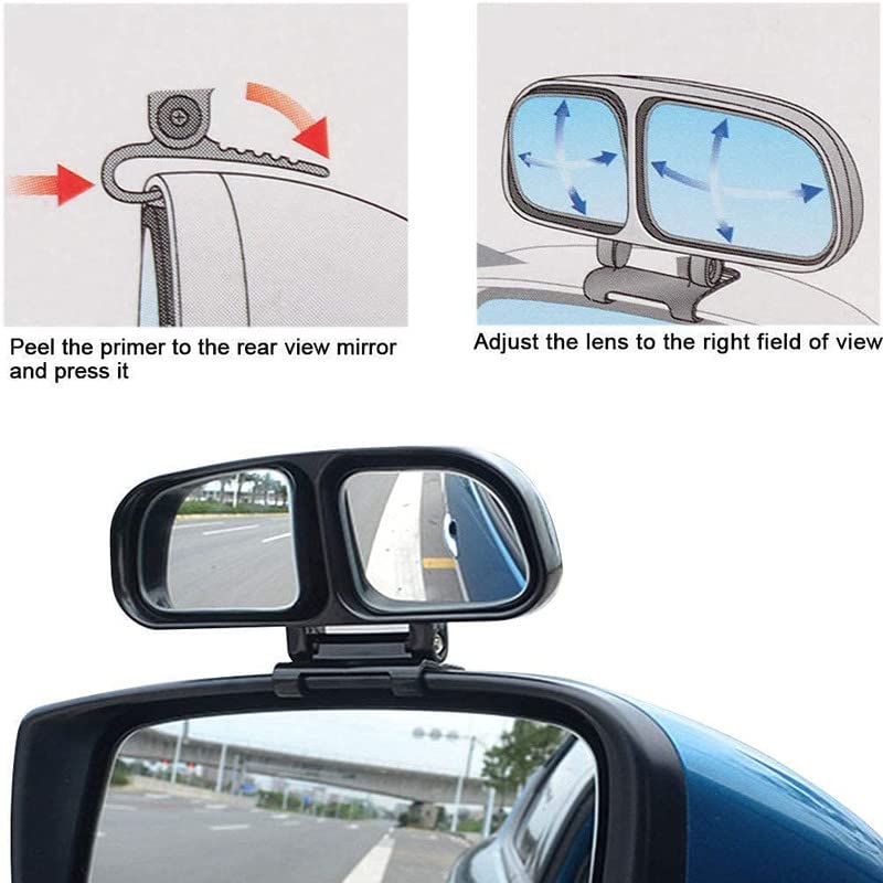 Image of Auto Beast Blind Spot Mirrors Rear Side Angle View For Sail Sedan| Double View Glass Parking Mirror