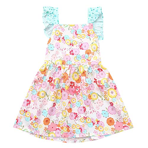 PAOLIAN Vestido Tirantes para Niña Fiesta Verano 2019,Vestido Princesa Bebé Niña Sin...