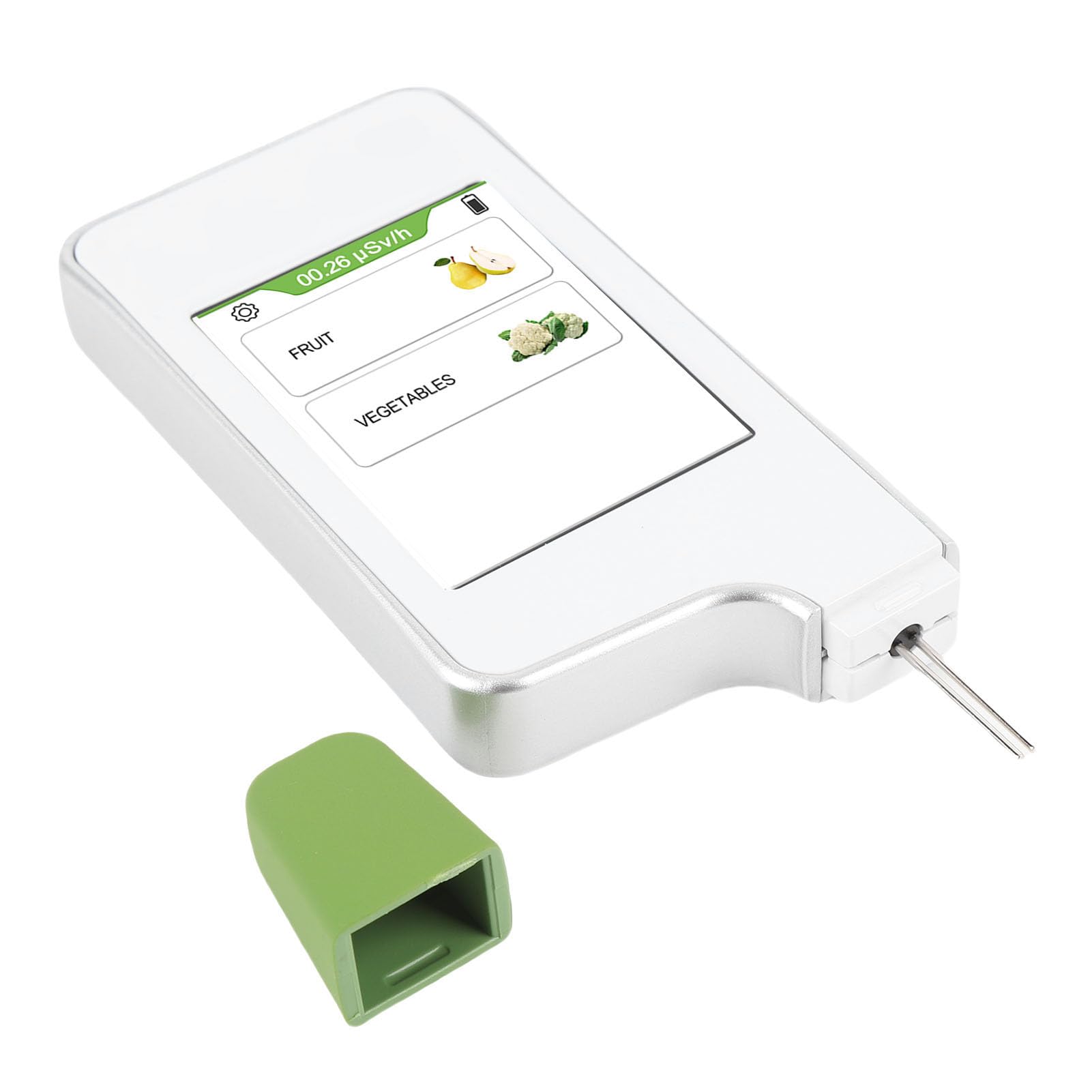 Generic Detector de Nitrato Portátil Probador Preciso de Contenido de Nitrato de Alimentos para Frutas y Verduras Rango de 0-9999 Mg/kg Blanco