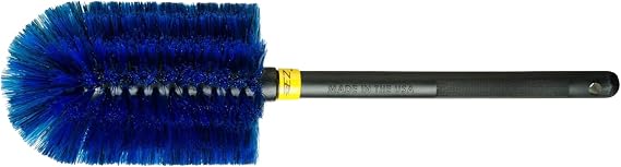 EZ Detail Go Brush for Cars | Flexible Wheel Tire and Engine Detailing Brush | Chemical-Resistant Bristles | Fits EZ Detail Brush System Wheel Wells and Aros