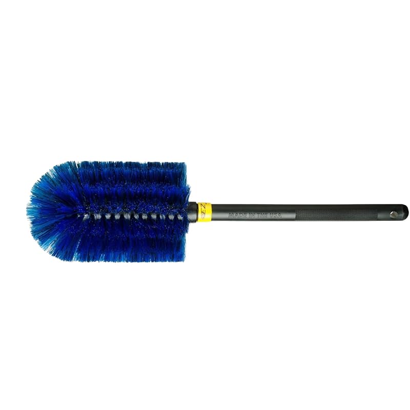 Escova para Detalhamento Automotivo EZ Detail Go Brush Flexível para Rodas, Pneus e Vão do Motor
