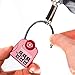 Tarriss TSA Luggage Lock with SearchAlert Indicator | Extra Large Numbers | Resettable Combination | Total Luggage Security | 2 Pack (Red)