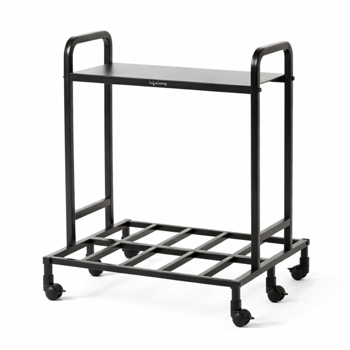 Lifelong Double Battery Inverter Trolley Stand for Home & Office | Supports Up to 100 Kg | Heavy-Duty & Rust-Resistant | Smooth Rolling Lockable Wheels | Secure & Stable Dual Battery Storage-image-36