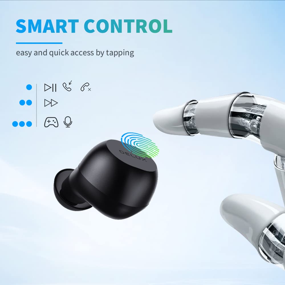 Amazon.com: DELUX True Wireless Earbuds 