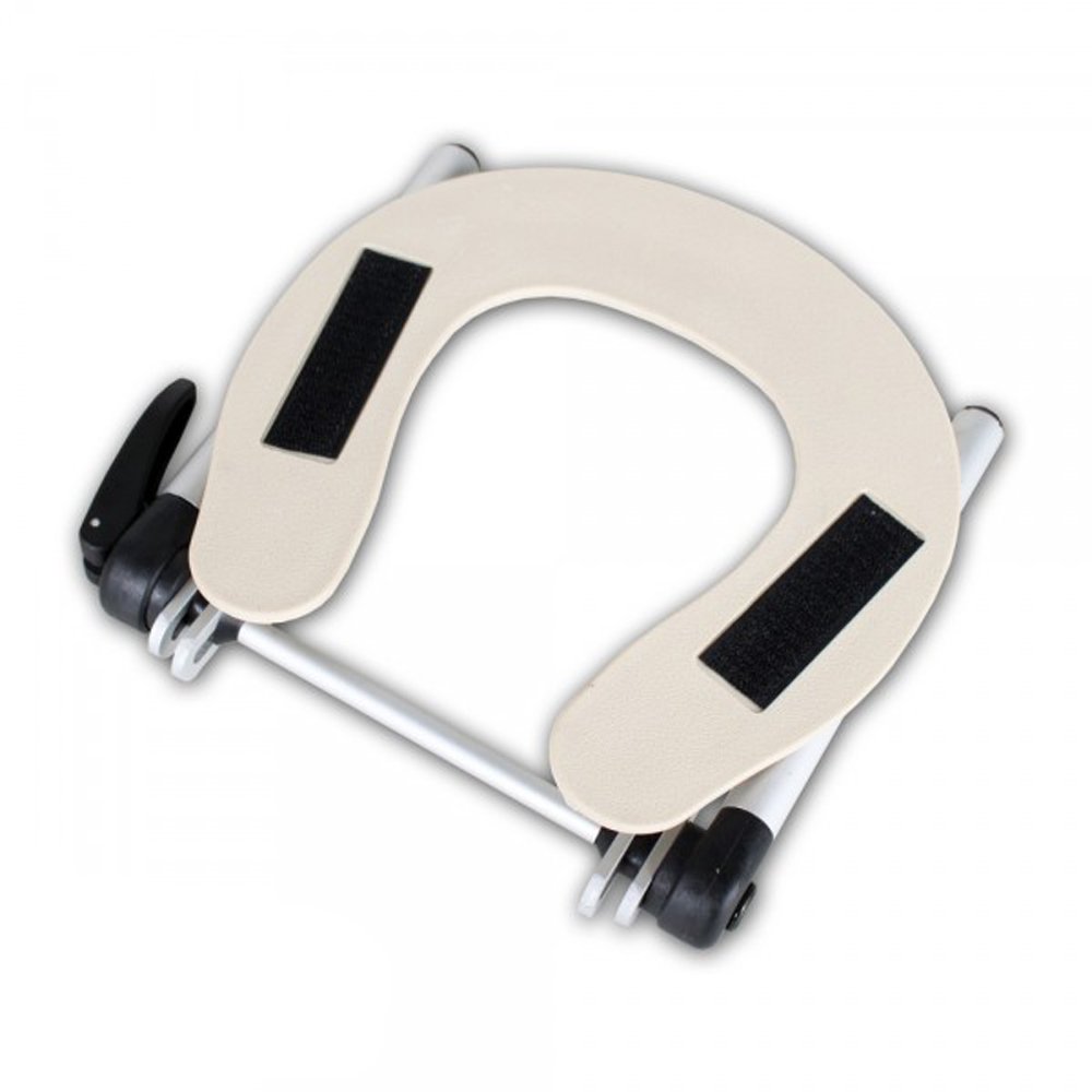 tectake® Kopfstütze aus Aluminium für Massageliegen