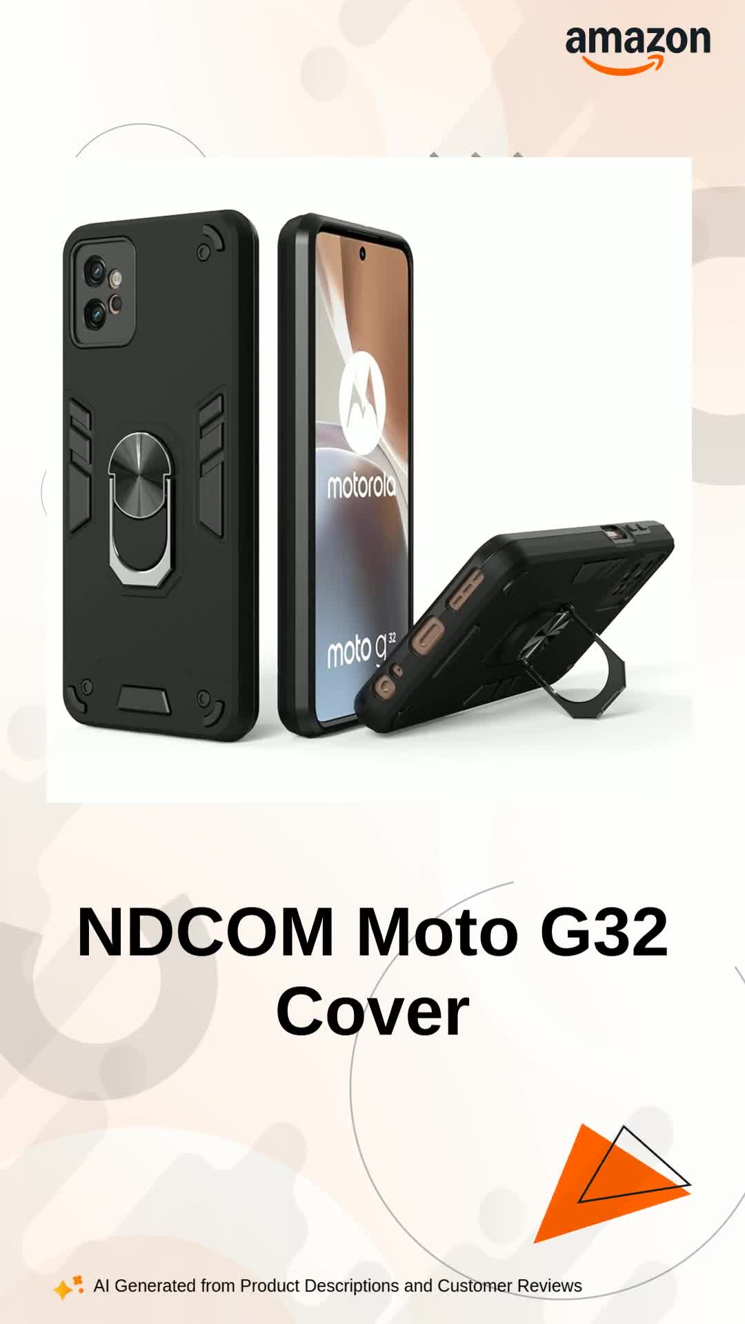 NDCOM for Moto G32 Cover - Premium Motorola G32 Back Cover