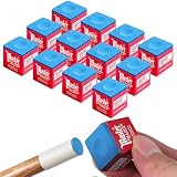 EIYVUAL 12 Pezzi Gessetti da Biliardo Professionali, Gesso da Biliardo, Pool Cue Cubes, pe...
