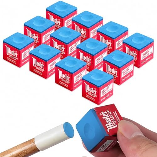 EIYVUAL Gessetti da biliardo 12 pezzi per stecche