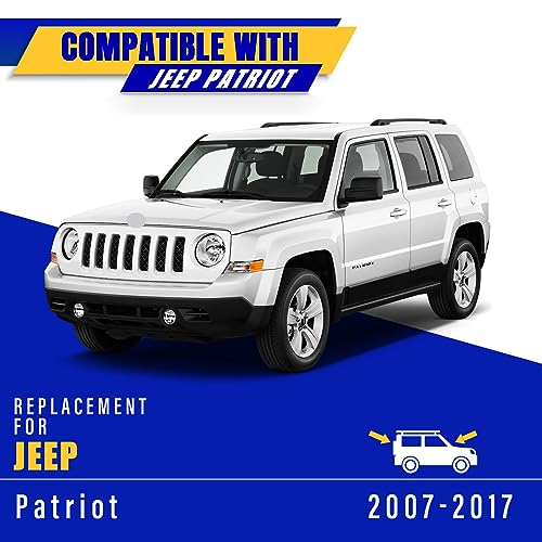 Image of 3 wipers Replacement for 2007-2017 Jeep Patriot, Windshield Wiper Blades Original Equipment Replacement - 21 inch /21 inch /10 inch (Set of 3) UJ HOOK