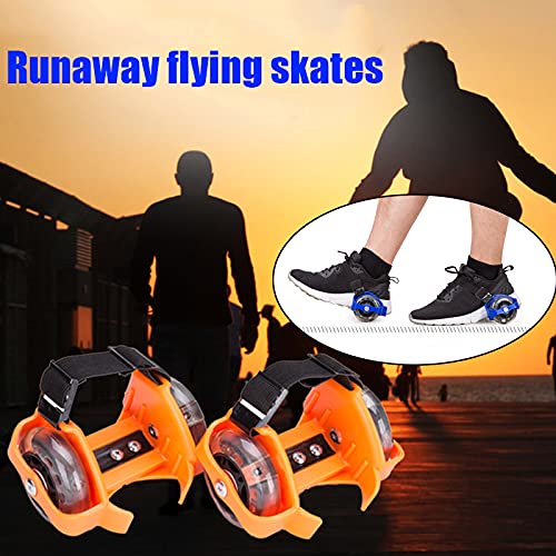 Fersenroller Pnaah Flash Wheel blinkende Walze für Skating Schuhe