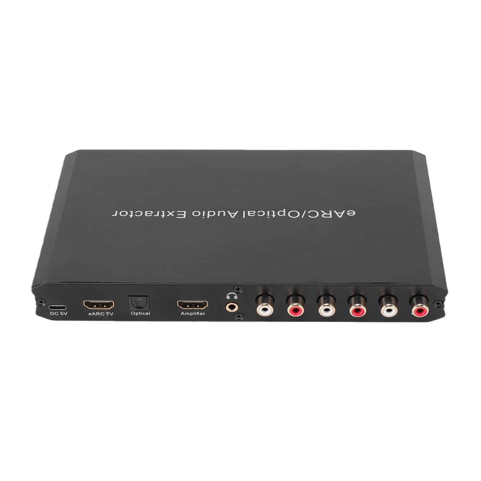 Bewinner Earc Estrattore Audio Ottico, Adattatore Audio DAC 192kHz Convertitore Ottico da 3,5 Mm per TV Home Theater 7.1 5.1 Estrattore HD a 2.0 Canali Lega di Alluminio Plug And Play