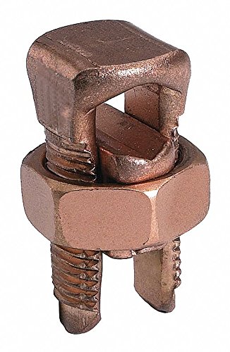 Burndy Split-Bolt Connector, Copper Alloy, Min. Tap Conductor w/1 Max. Main (AWG) 2/0 str - KS34
