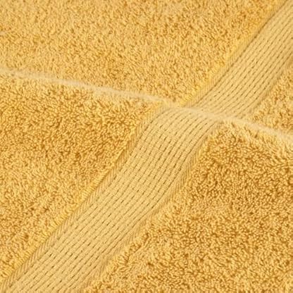 Premium-Duschhandtücher SOLUND 10 Stück Gold 70 x 140 cm 600 g/m²-Handtücher – Premium-Jumbo-Badetuch – Baumwolle, sehr saugfähig und schnell trocknend, extra großes Badetuch – superweiches Handtuch – Bild 6