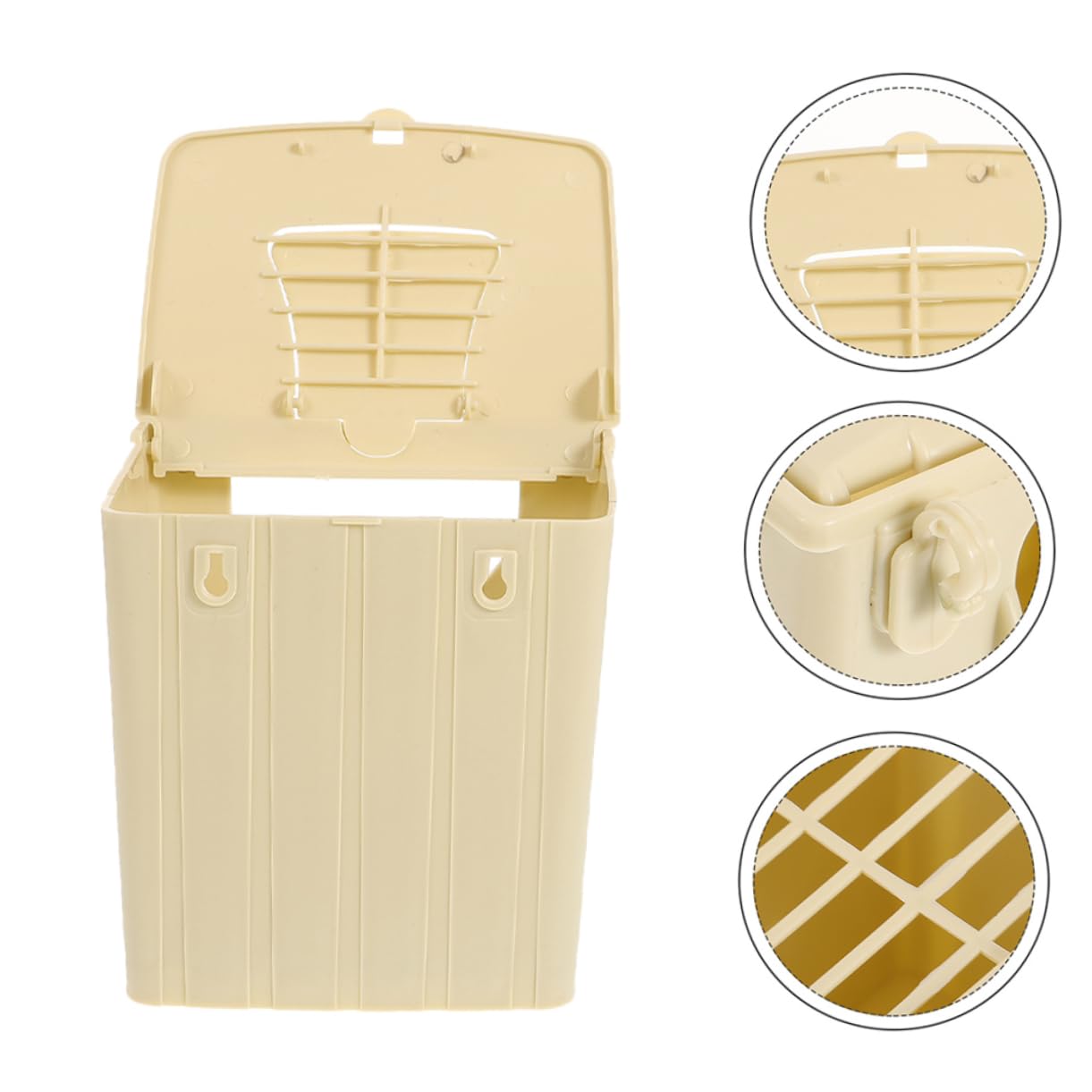 ORFOFE Haustierkäfig Hängebox Vogel Inkubationsbox Nisthaus 3pcs Vogelnistkästen Für Vögel