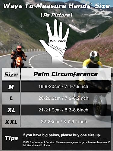 Cofit Summer Motorcycle Glove For Men And Women, Breathable Mesh Motorbike Gloves With Hard Knuckle And Touchscreen For Bmx Atv Mtb Riding, Road Racing, Cycling And Bike Gray M #TOP5