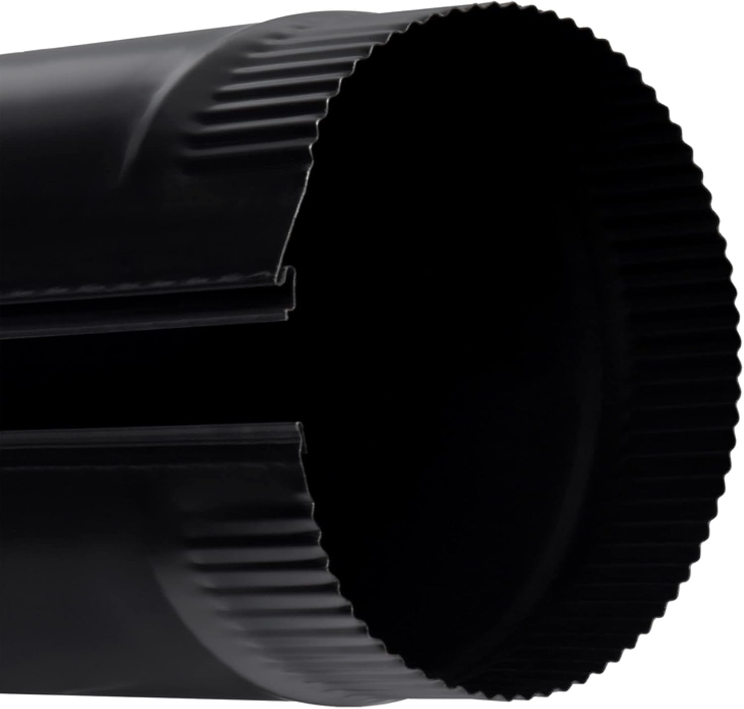 Imperial Manufacturing Group BM0222 8 X 48 Black Matte Stove Pipe