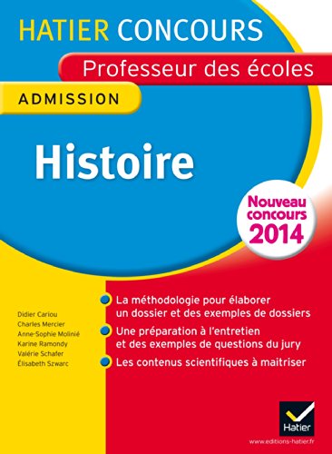 Histoire - Epreuve orale d'admission