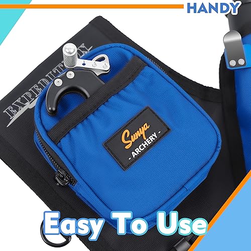 image for SUNYA Archery Hip Quiver for Arrows. Includes 3 Tubes Arrow Holder, Ac