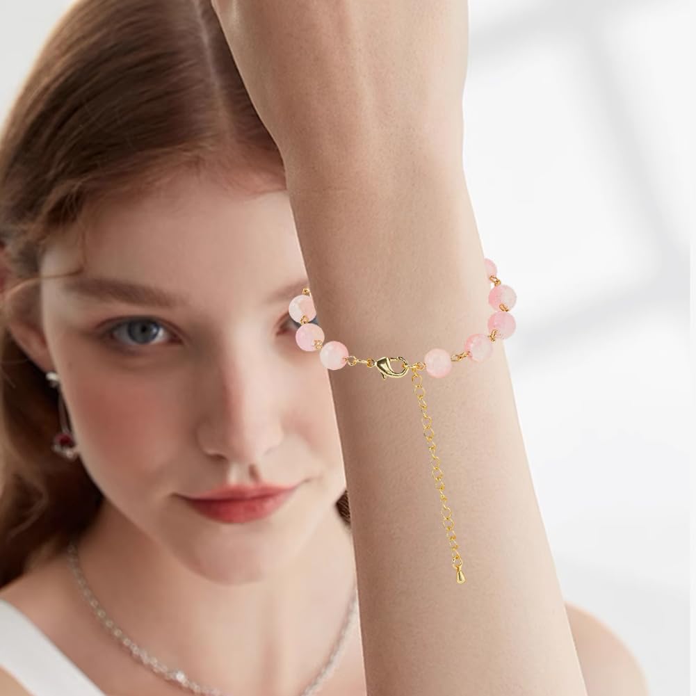 Beebeecraft 2 Colore 20 Pezzi Chiusure A Moschettone con Catena di Estensione 24K Oro e Platino Placcato Chiusura A Moschettone Catena Estensione Gioielli Set per Collane Braccialetti Creazione di