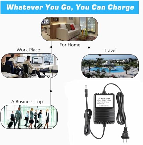 Adaptador AC12V compatible con fuente para gatos Catit miniatura 5
