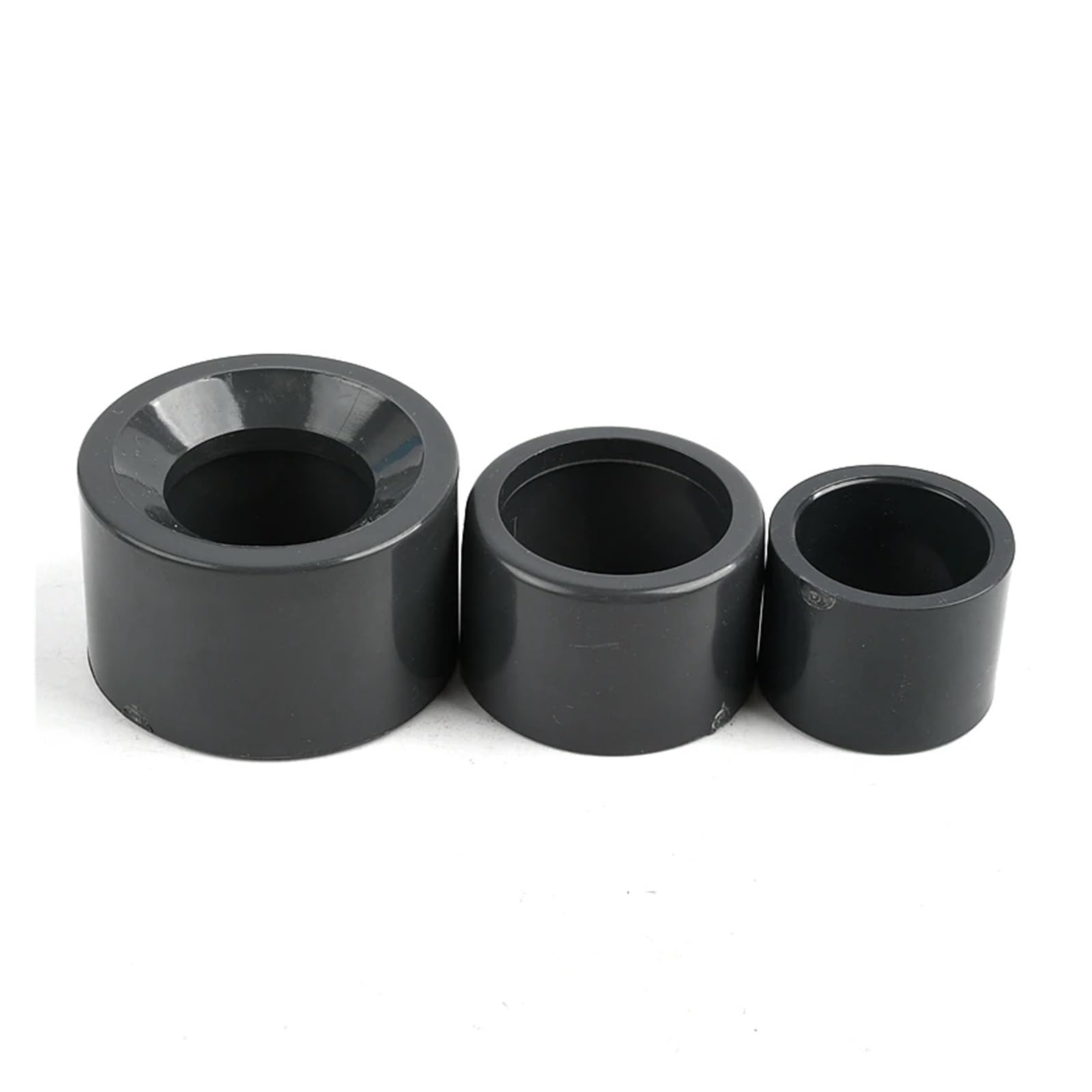 Genérico Conector Reductor de tubería de PVC de 20/25/32/40/50 mm for Acuario, Peces, Rellenos de tubería de PVC, buje de tubería for riego de jardín, 1/5/10 Unidades(O.D 20mm-I.D 16mm,10 Pieces)
