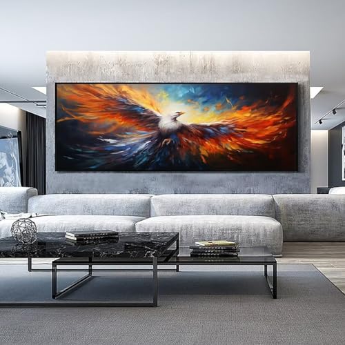 Peinture Diamant Grand Format 60x180 cm pour Illuminer la Décoration de Votre Salon