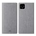 Produktbild Foluu Google Pixel 4 Hülle, Flip Folio Wallet Case Slim Premium PU Leder Hülle ID Kreditkartensteckplätze Kickstand Magnetverschluss Klar TPU Bumper Cover für Google Pixel 4 2019 (Grau)