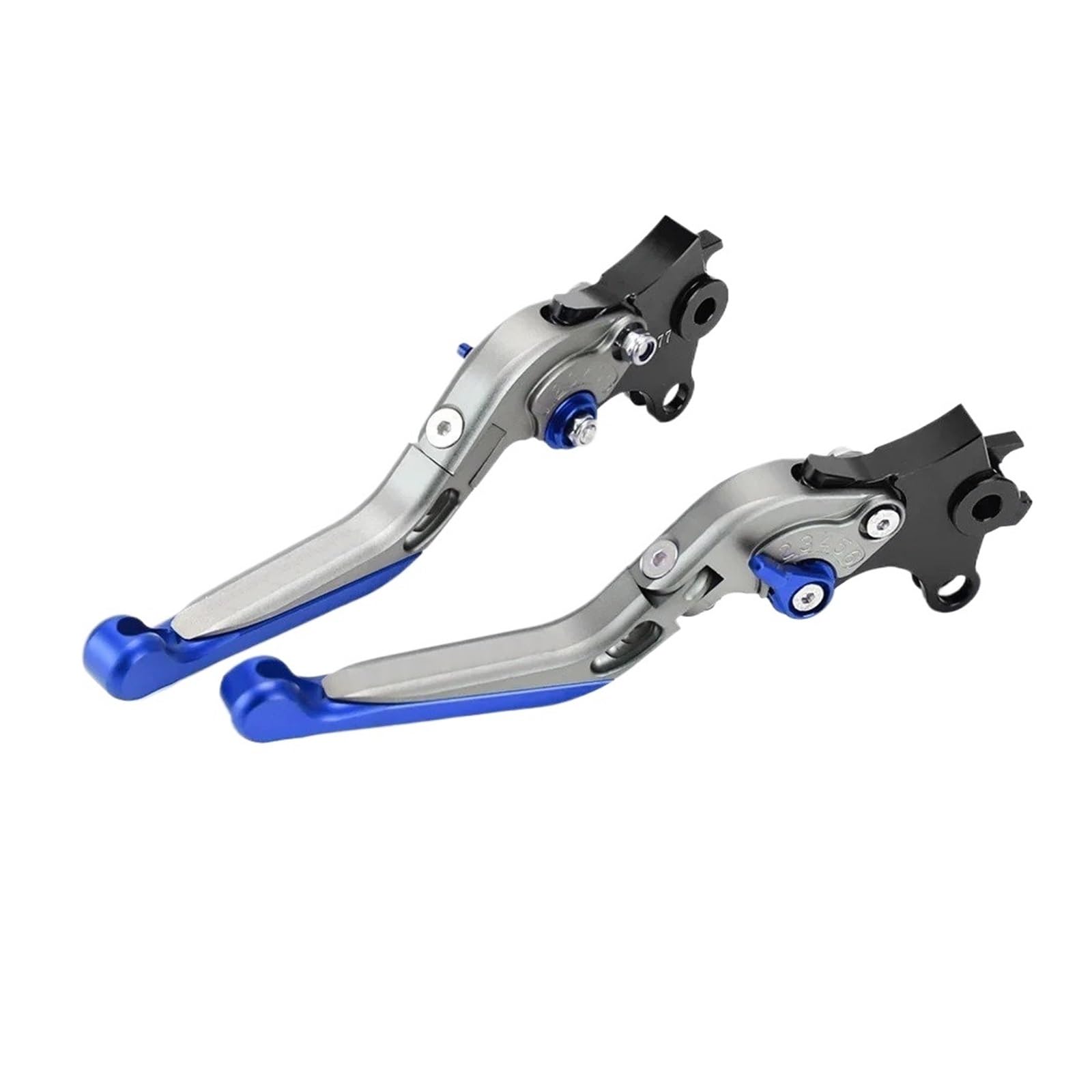 RAGPUKMUAN Motorbike Hand Brake for BMW for F650GS for F800GS K72 for F700GS K70 Motorcycle Extending Handles Folding Clutch Brake Levers Parking Tool(2019-2023 GrayBlue)