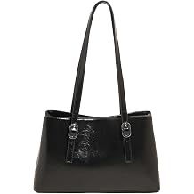 Shoulder Bag for Women Vintage PU Leather Underarm Tote Purse Large Top Handle Work Handbag Minimalist Retro Everyday Bag