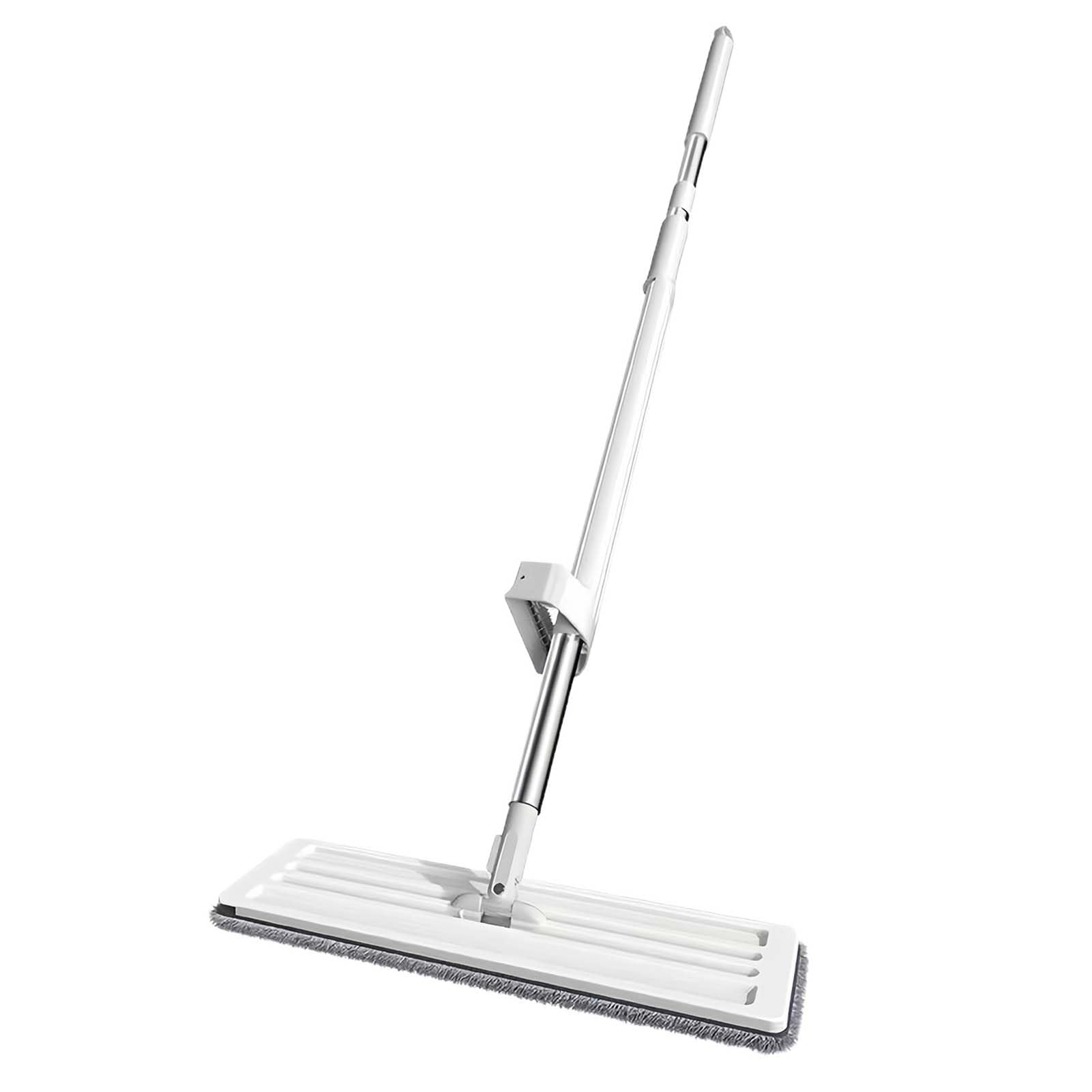 Mopa Fregona con Paño Microfibra Lavable, Fregona para Suelos De Casa, Limpiador De Suelos Reutilizable Y Absorbente, Mopa con Mango Ajustable para Limpieza Diaria Interior