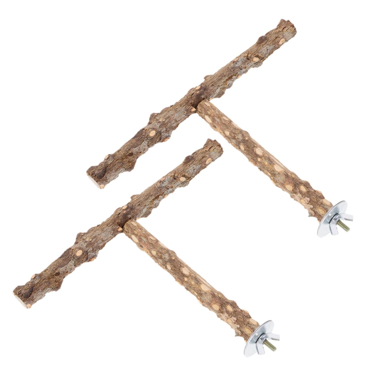 HANABASS 10pièces Perchoirs Naturel pour Oiseaux De Bâtons De Meulage pour Perroquets Et Perruches Jouets à Mâcher pour Cage à Oiseaux Accessoire Pratique Et