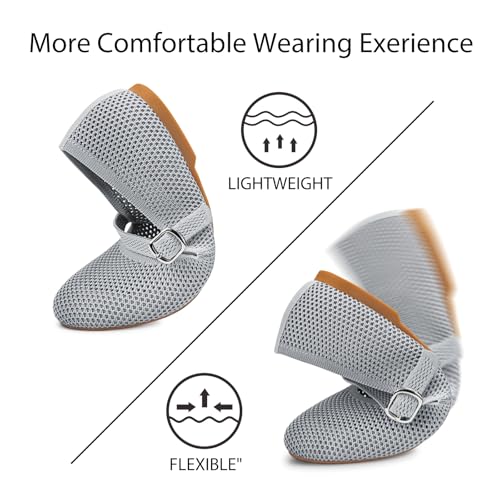 Image of Tanamo Ballet Flats for Women, Soft Knit, Work Travel Everyday Shoes
