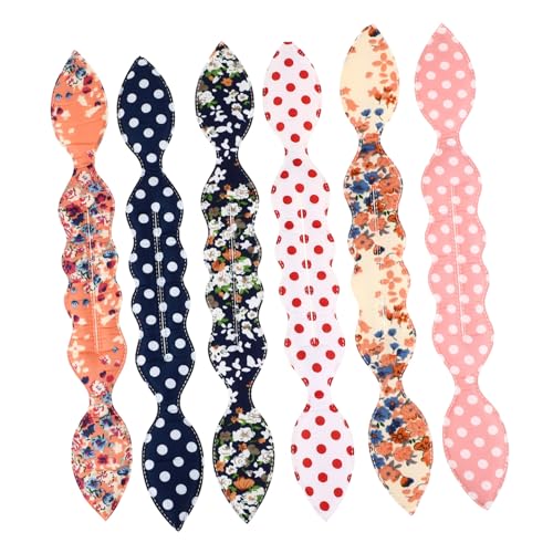 SOESFOUFU 6本 耳 カーラー 女性 ヘア バン メーカー 怠惰 ヘア カーラー ヘア バン メイキング ツール ツイスト バン シェイパー ヘア バン メーカー カーラー ヘア カー