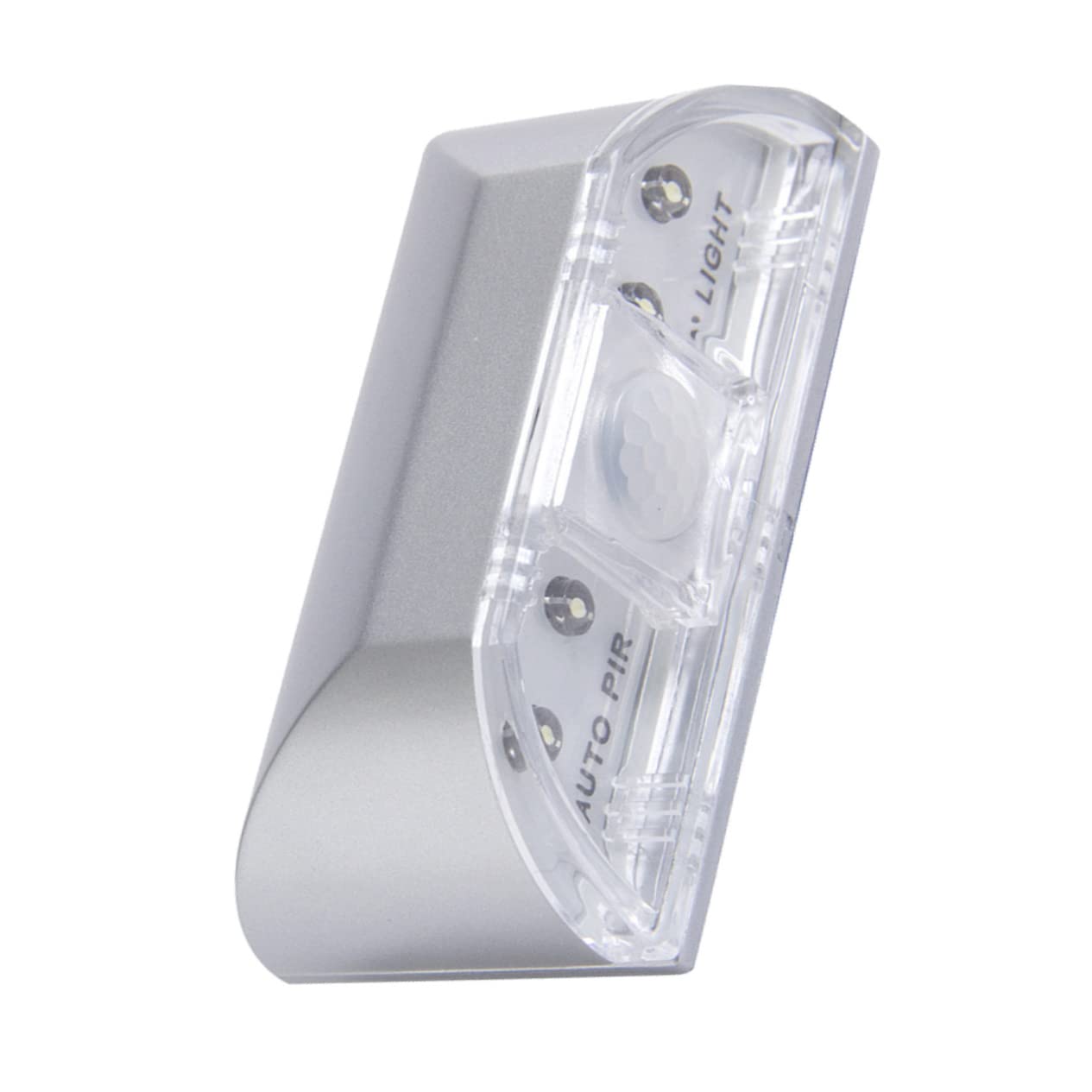 HOMSFOU 6 Pièces lampe de nuit veilleuse capteur de lumière lampe à capteur petite applique Silver