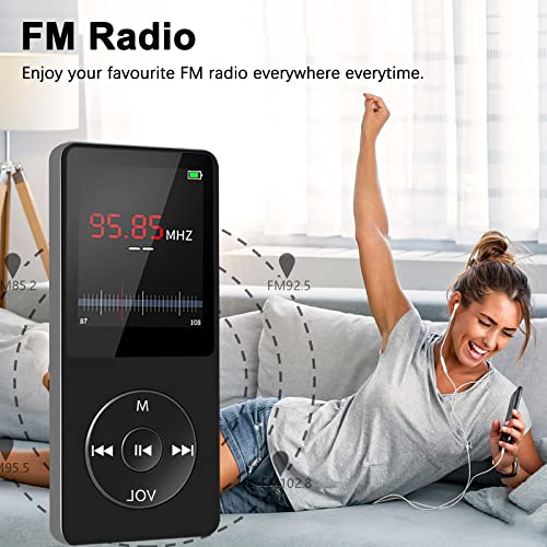 Music Player Bluetooth, Aigital Mp3&Mp4 Music Player With Speaker Built-In, 32Gb Portable Digital Lossless Music Player For Kids, Fm Radio/Recorder/Ebook/Clock, 128G Expanded, Earphone Included #TOP4