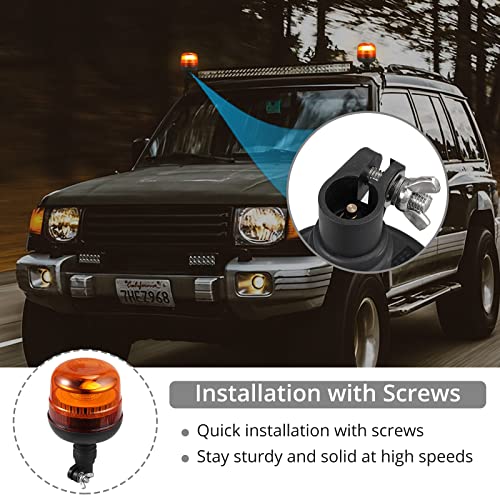 PROZOR 30 LED Lampeggiante a LED Luce di Emergenza...