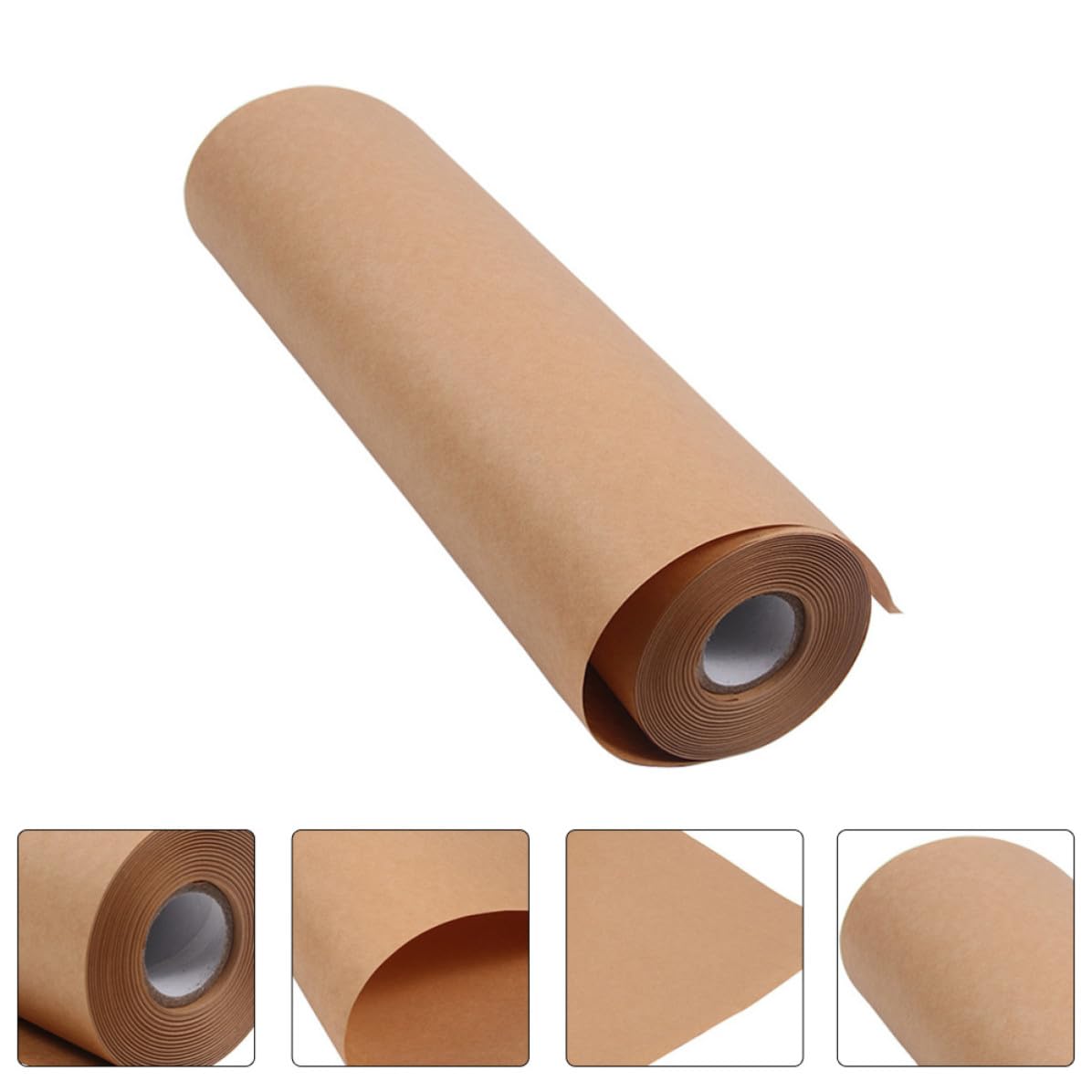 GATHINESS Rouleau de Papier Kraft Décoratif Papier D'emballage Artisanal Brun 45 Cm X 30 M pour Loisirs Créatifs, Emballage Cadeau Anniversaire et Décoration DIY