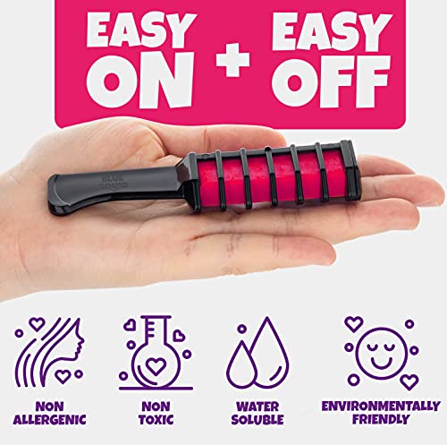 Blue Squid Hair Chalk For Girls – Hair Color Combs, Vibrant Temporary Hair Color For Kids, Washable Hair Dye, Teenage Girls Gifts Ideas, Perfect 6 7 8 9 10 11 12 Girl Gifts #TOP3