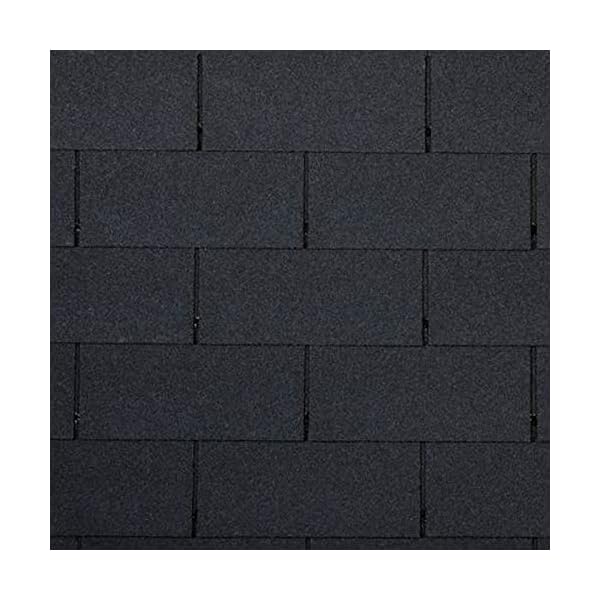 doitBau - Dachpappe - Schwarze Dachschindeln - Dachpappe selbstklebend - Bedachung für Garten- & Vogelhaus - Dachplatten…