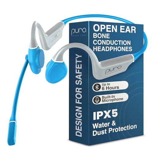 Puro Sound Labs PuroFlex Kids Bone Conduction Headphones...