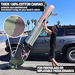 Ho Stevie! Canvas SUP Bag Cover - Prevent Sun Damage - Durable 100% Natural Cotton Canvas Protective Bag for Stand Up Paddle Boards - Image 5